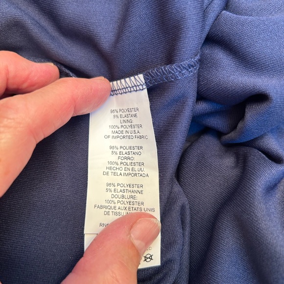 Elegant Navy Blue Dress - Picture 7 of 8